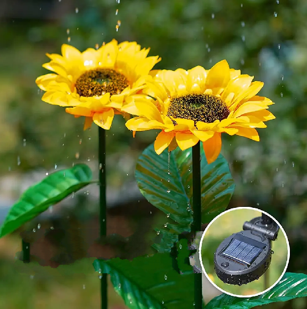 Waterproof Solar Energy Sunflower Lamp - SolarBloom-1-State of Style
