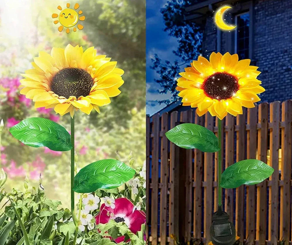 Waterproof Solar Energy Sunflower Lamp - SolarBloom-1-State of Style