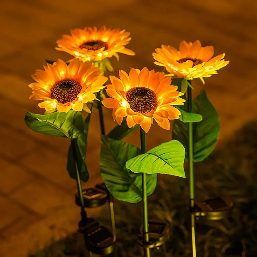 Waterproof Solar Energy Sunflower Lamp - SolarBloom-1-State of Style