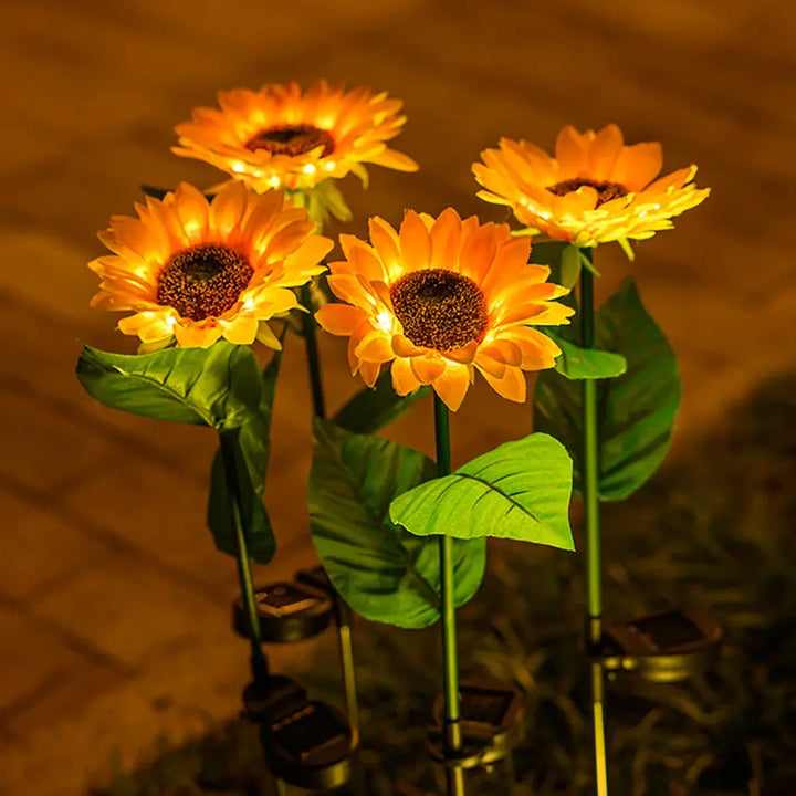 Waterproof Solar Energy Sunflower Lamp - SolarBloom-1-State of Style