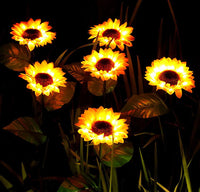 Waterproof Solar Energy Sunflower Lamp - SolarBloom-2-State of Style