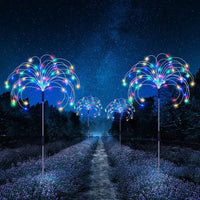 Waterproof Solar Garden Light with Firework Effect – SparkGlow-Multicoloured-State of Style