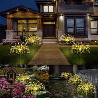 Waterproof Solar Garden Light with Firework Effect – SparkGlow-Multicoloured-State of Style