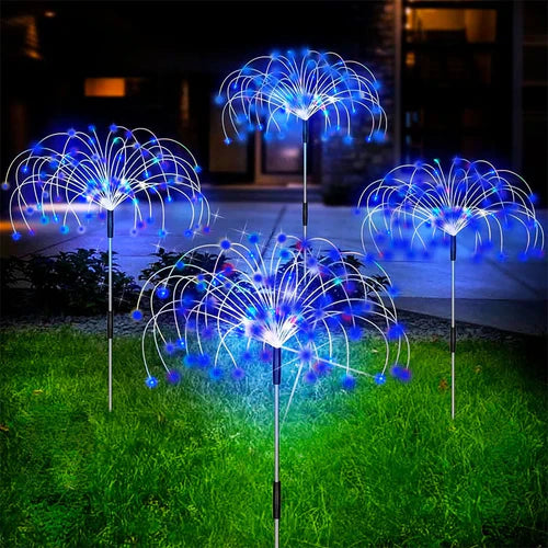Waterproof Solar Garden Light with Firework Effect – SparkGlow-Multicoloured-State of Style