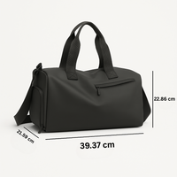 Waterproof Sports Bag with Shoe Compartment - FlexBag Pro-Black-State of Style