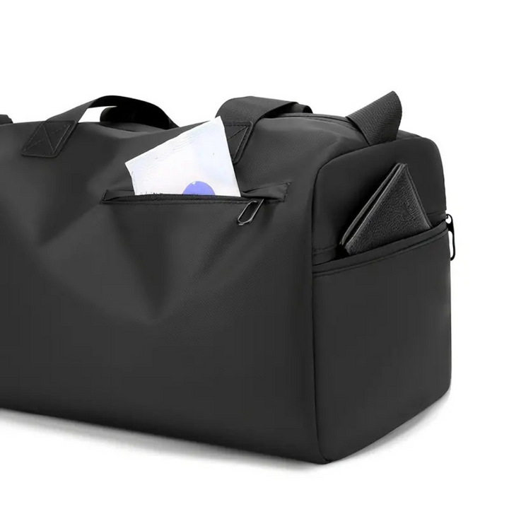 Waterproof Sports Bag with Shoe Compartment - FlexBag Pro-Black-State of Style