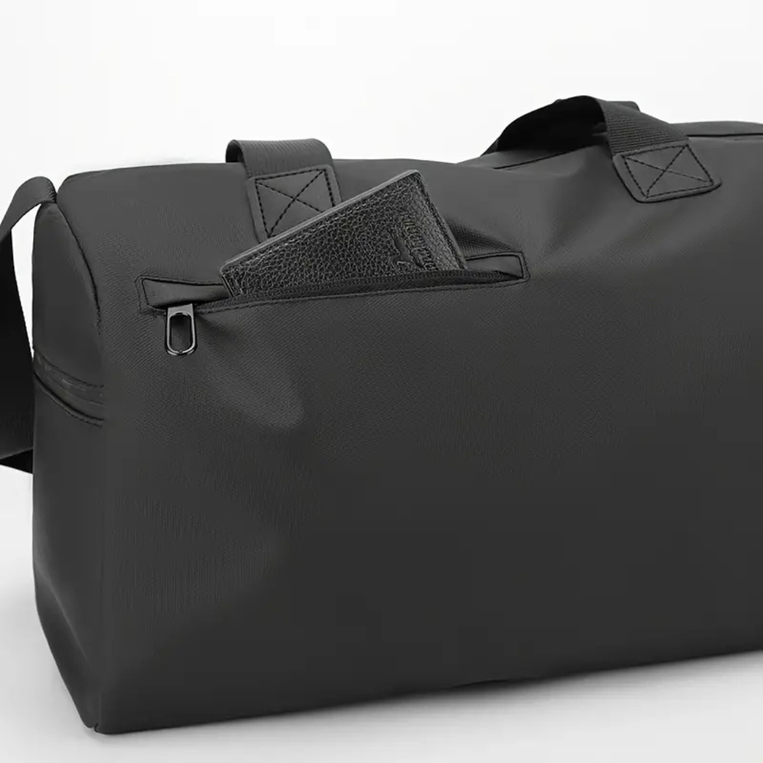 Waterproof Sports Bag with Shoe Compartment - FlexBag Pro-Black-State of Style