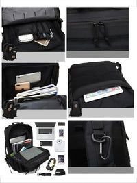 Waterproof Tactical Backpack - AdventurePack-Black-State of Style