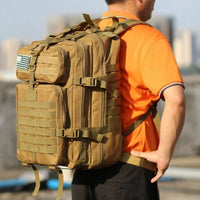 Waterproof Tactical Backpack - AdventurePack-Black-State of Style