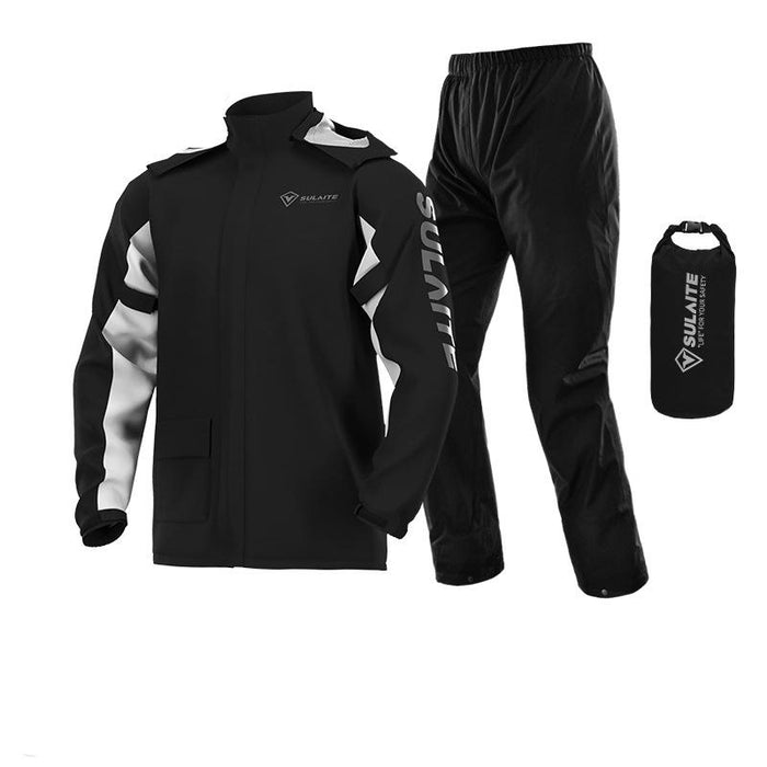 Waterproof Unisex Rain Suit – Stormex-Black-M-State of Style