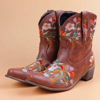 Waterproof Vintage Cowgirl Boots - Sierra-Red-3.0-State of Style
