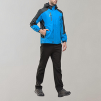 Waterproof Wind Jacket for Men - StormGuard-Blue-L-State of Style