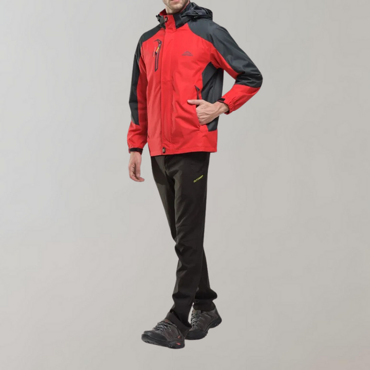 Waterproof Wind Jacket for Men - StormGuard-Blue-L-State of Style
