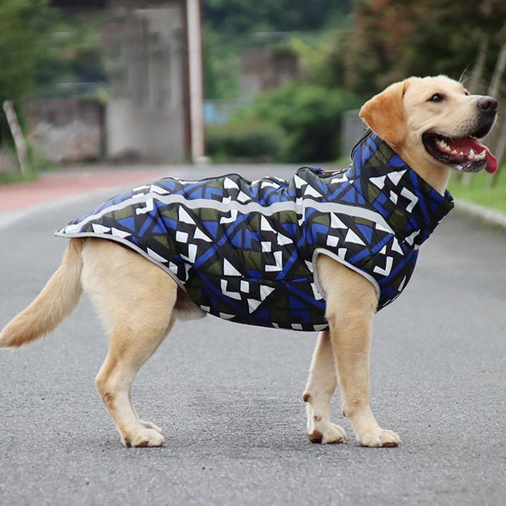 Waterproof Winter Jacket for Dogs - StormGuard-Red graffiti-XS-State of Style