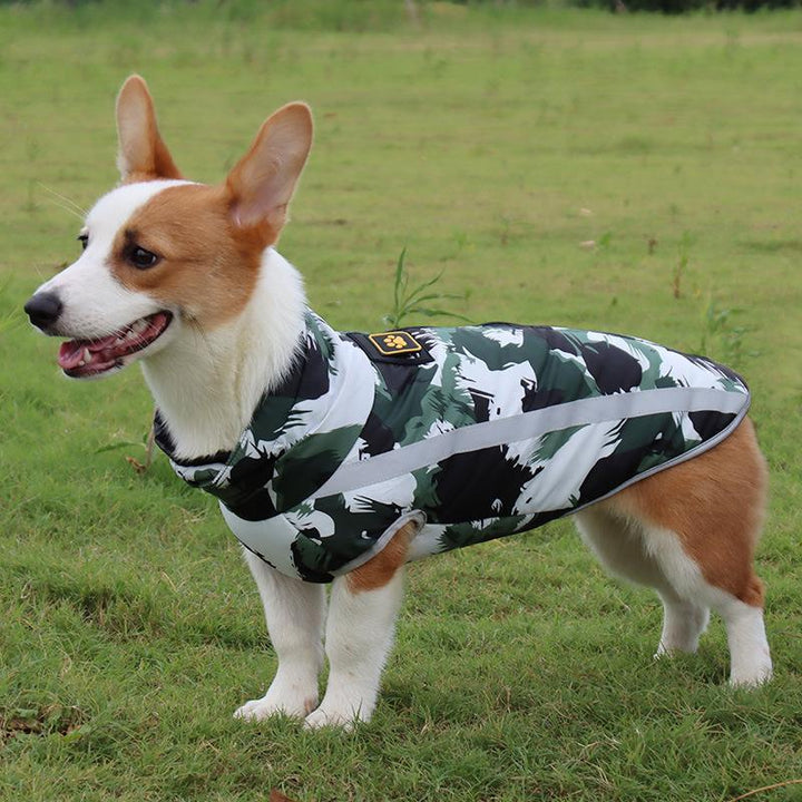 Waterproof Winter Jacket for Dogs - StormGuard-Red graffiti-XS-State of Style