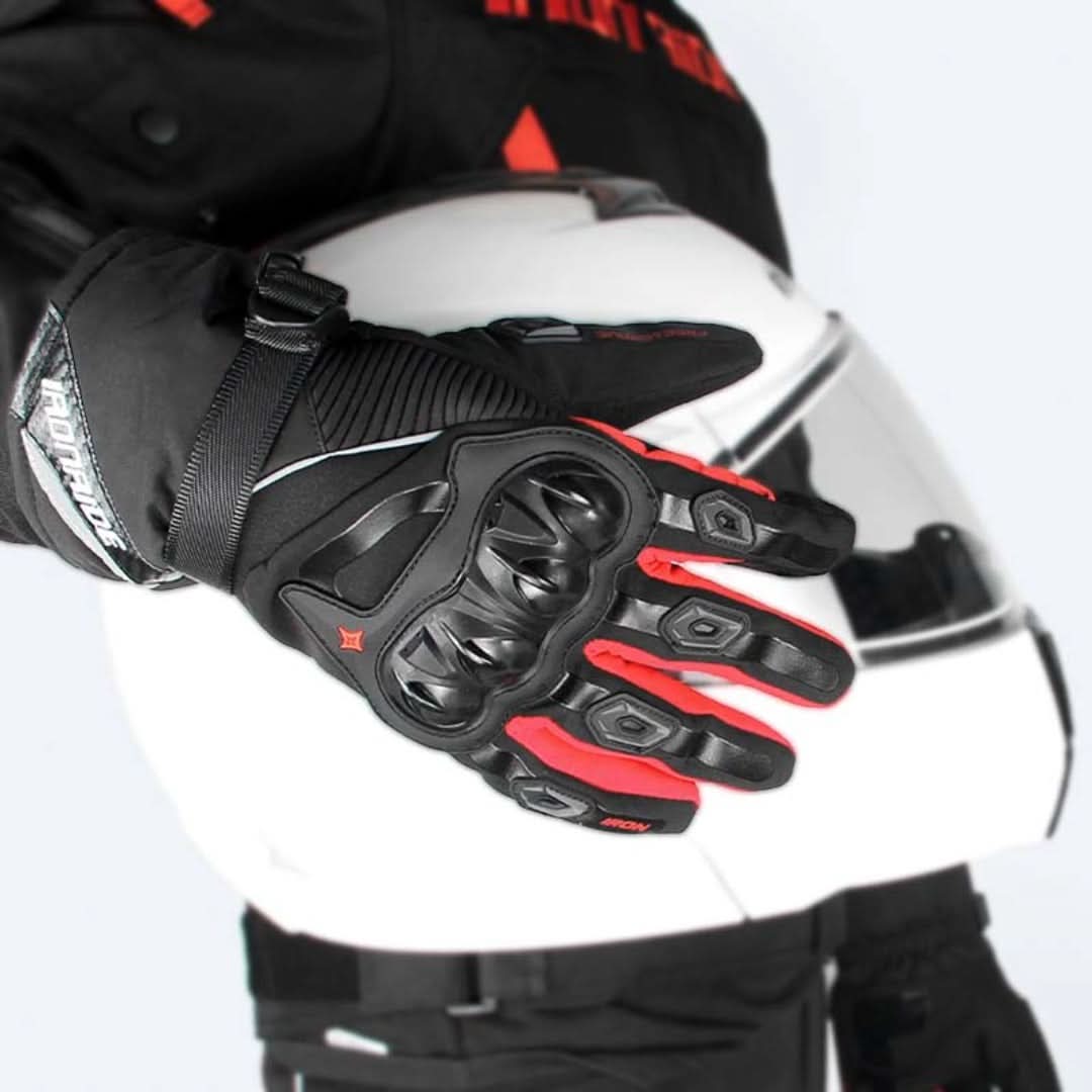 Waterproof Winter Motorcycle Gloves - ShieldRide-Black-M-State of Style