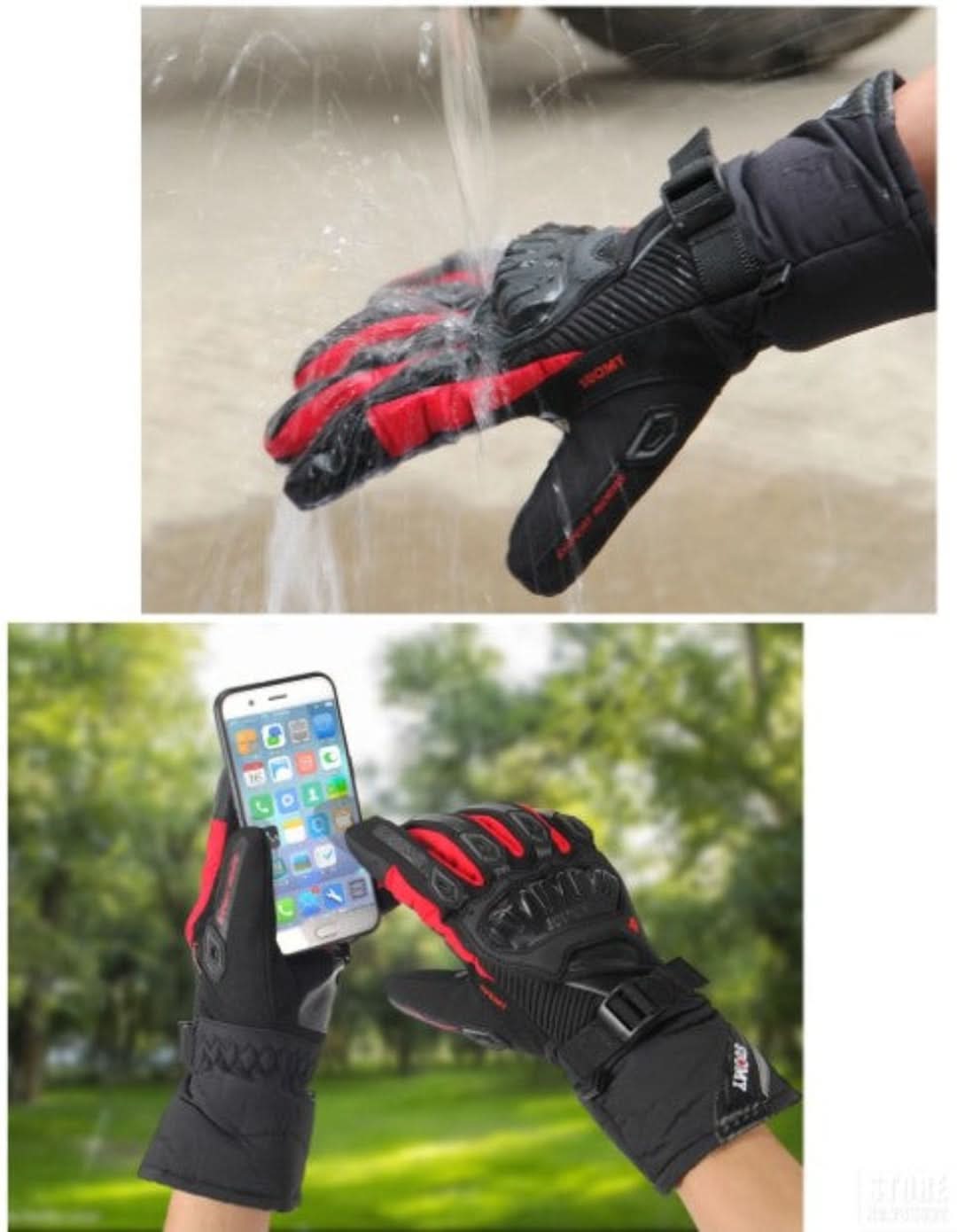 Waterproof Winter Motorcycle Gloves - ShieldRide-Black-M-State of Style