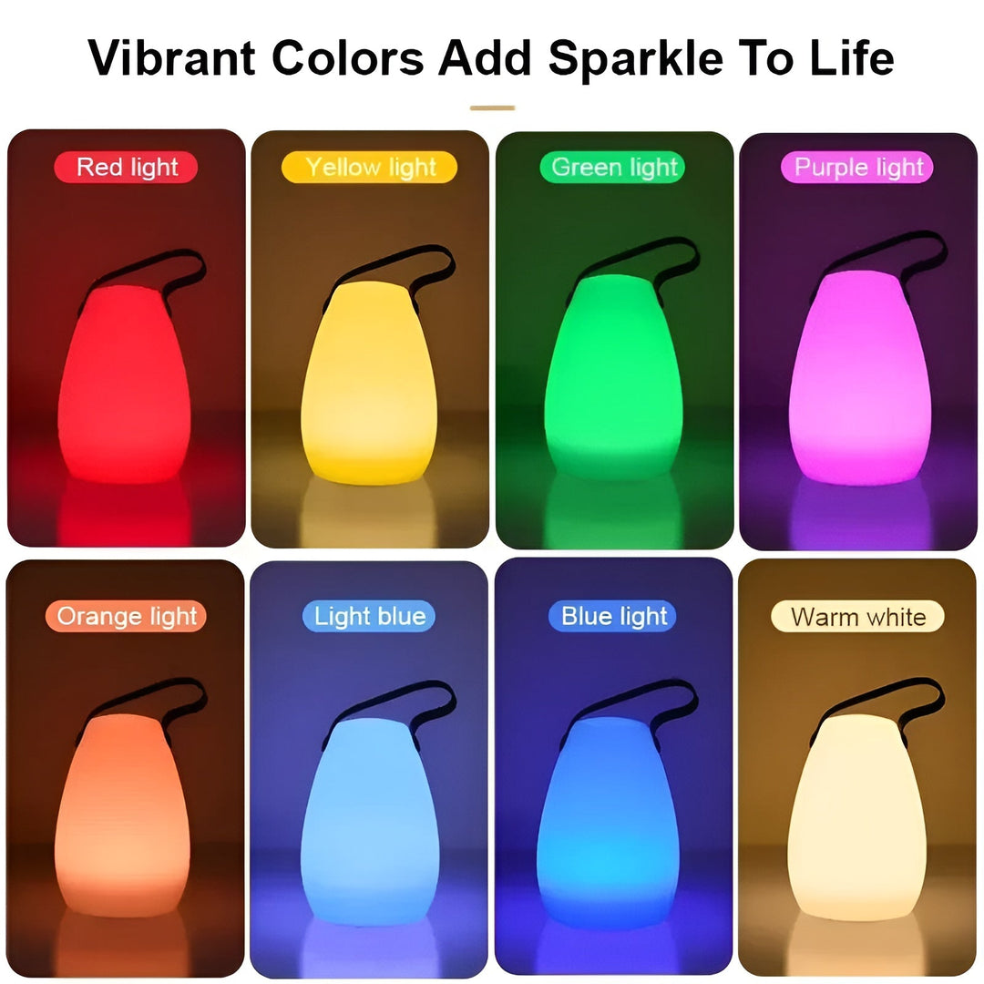 Waterproof Wireless LED Table Lamp for Indoor & Outdoor - Lumora-Round-State of Style