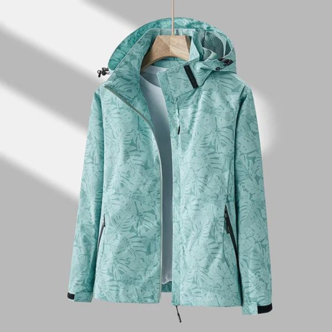 Waterproof Women's Windbreaker - Sophie-Blue-M-State of Style