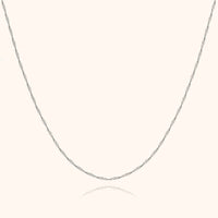Wavy Necklace - Aurélie-Silver-State of Style