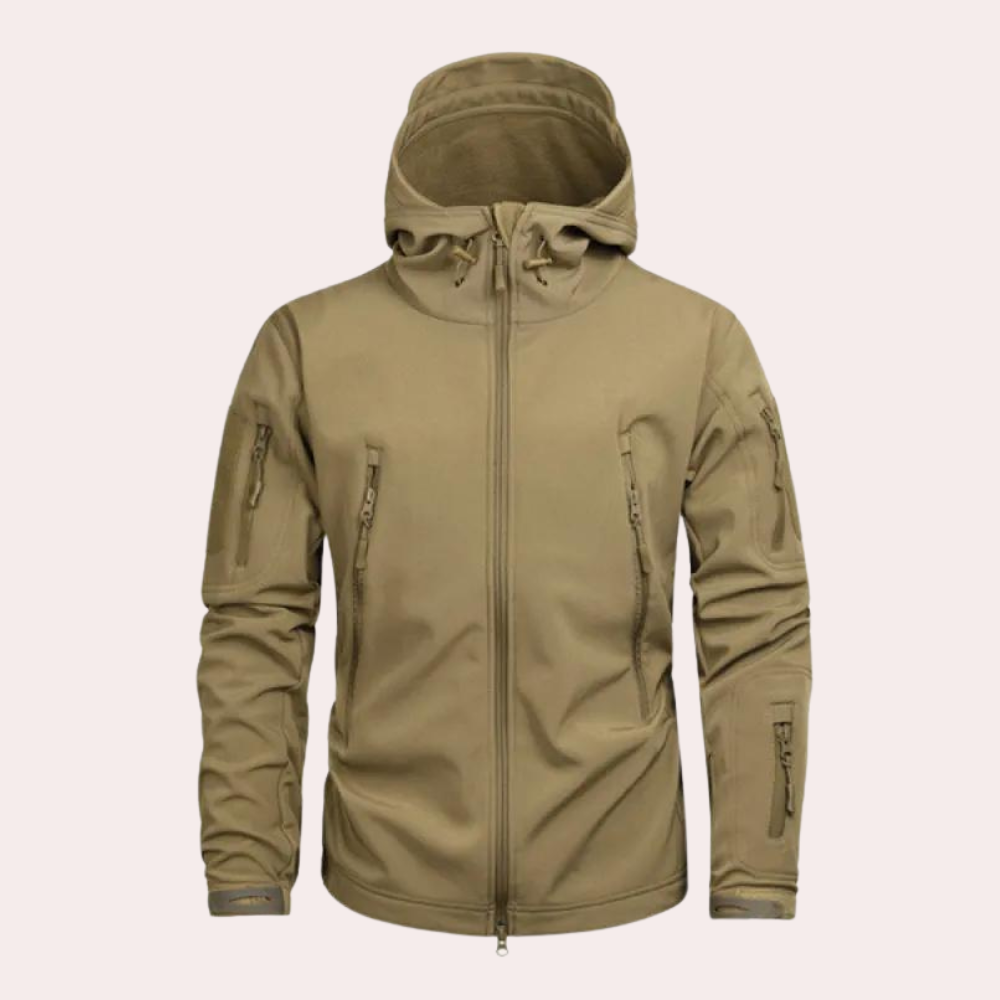 Weather-resistant Outdoor Jacket for Men - Orson-Brown-S-State of Style