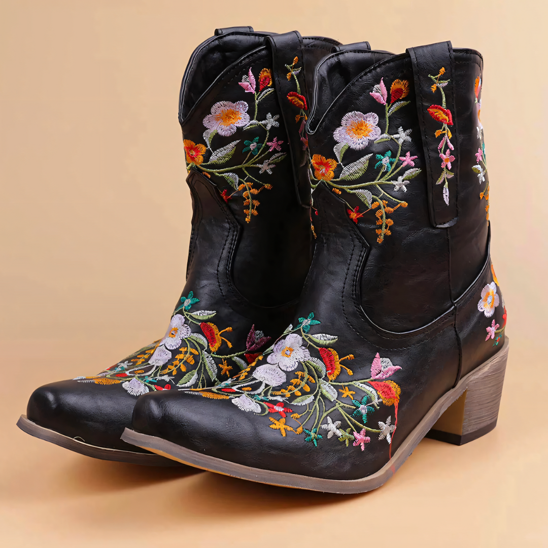Weatherproof Vintage Cowgirl Boots - Sierra-5-Red-State of Style