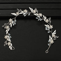 Wedding Crystal Flower Headband for Women-Gold-State of Style