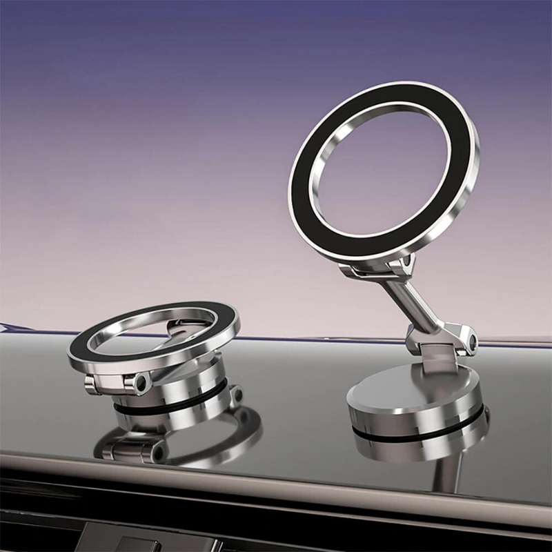 Magnetic phone holder with metal base – GripMount (1+1 FREE)