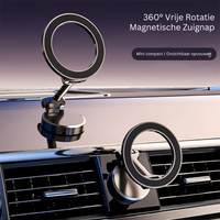 Magnetic phone holder with metal base – GripMount (1+1 FREE)