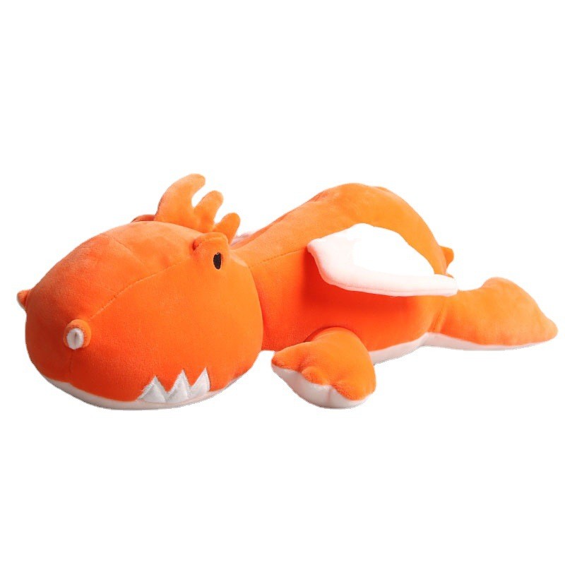 Weighted Dinosaur Plush - CuddleSaurus-Orange Dino-40cm（0.5kg）-State of Style