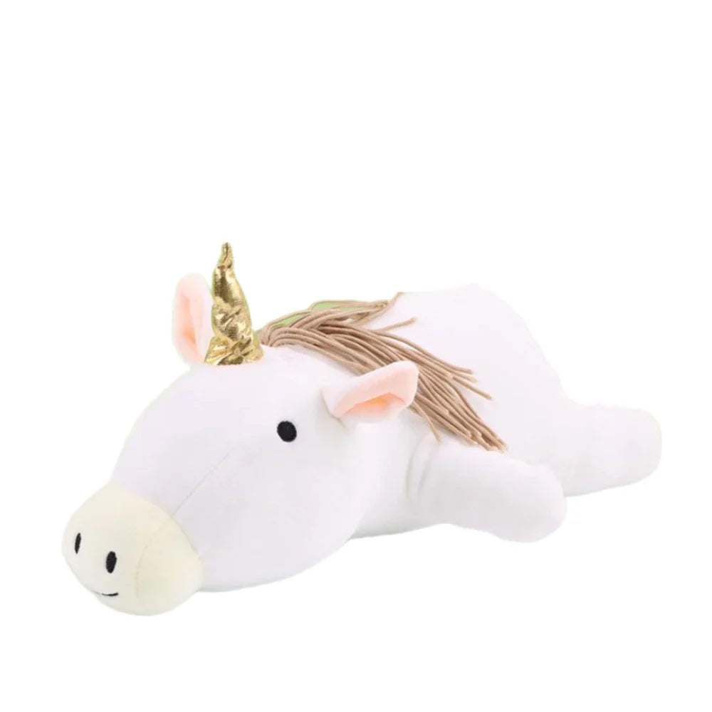Weighted Dinosaur Plush - CuddleSaurus-White Unicorn-40cm（0.5kg）-State of Style