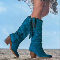 Western Boots - Janna-Turquoise-3-State of Style
