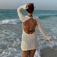 White Beach Dress in Airy Fabric - Solène-S-State of Style
