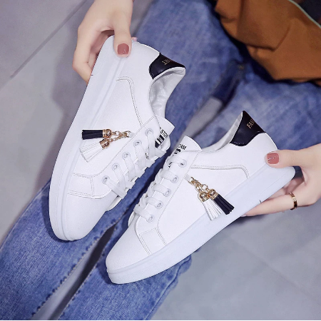White Sneakers – Classic & Versatile Everyday Footwear-Pink-4.5-State of Style