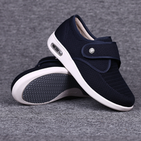 Wide Orthopedic Diabetic Women's Shoes - ComfortPlus-Blue-3.5-State of Style