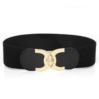 Wide Parisian Chic Belt-Black-State of Style