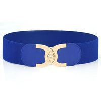 Wide Parisian Chic Belt-Blue-State of Style