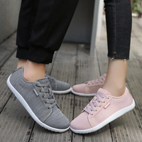 Wide Zero Drop Sneakers - StrideEase-3.5-Black-State of Style