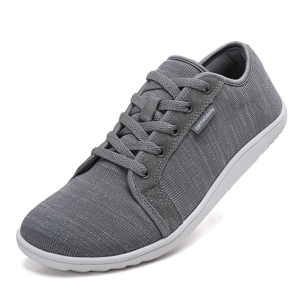 Wide Zero Drop Sneakers - StrideEase-3.5-Black-State of Style