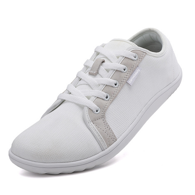 Wide Zero Drop Sneakers - StrideEase-3.5-Black-State of Style