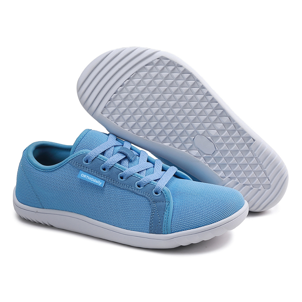 Wide Zero Drop Sneakers - StrideEase-3.5-Blue-State of Style