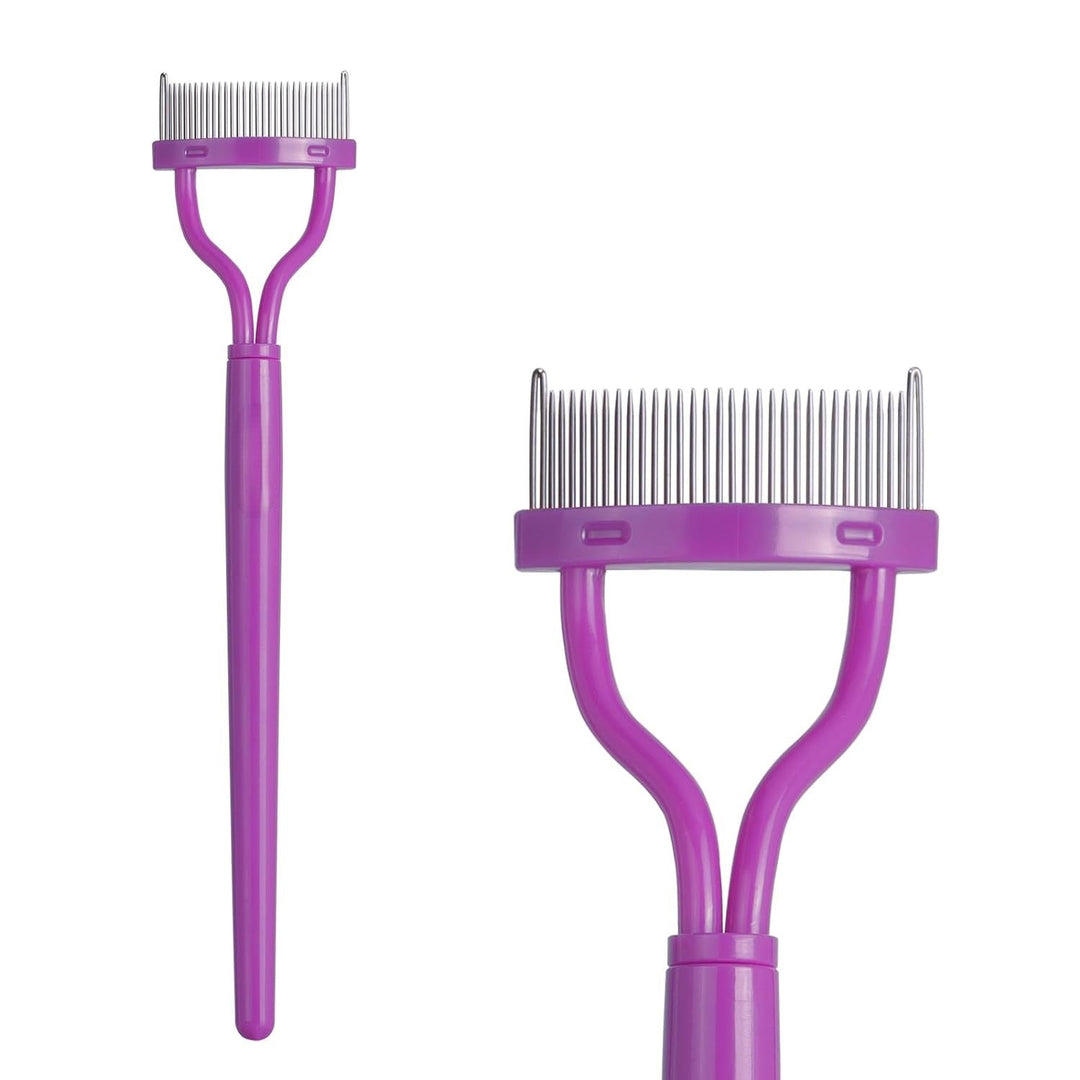Wimperkam & Separator - Precisie Tool voor Perfecte Wimpers-Paars-State of Style