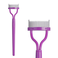 Wimperkam & Separator - Precisie Tool voor Perfecte Wimpers-Paars-State of Style
