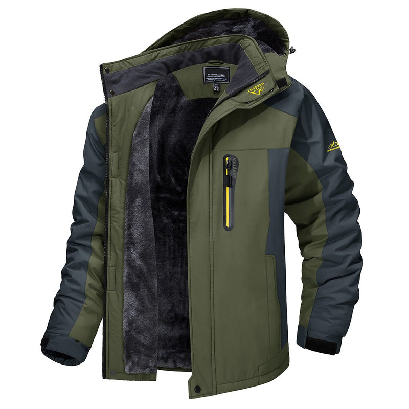 Wind- and Water-Resistant Men's Jacket - Dylan-Yellow-S-State of Style