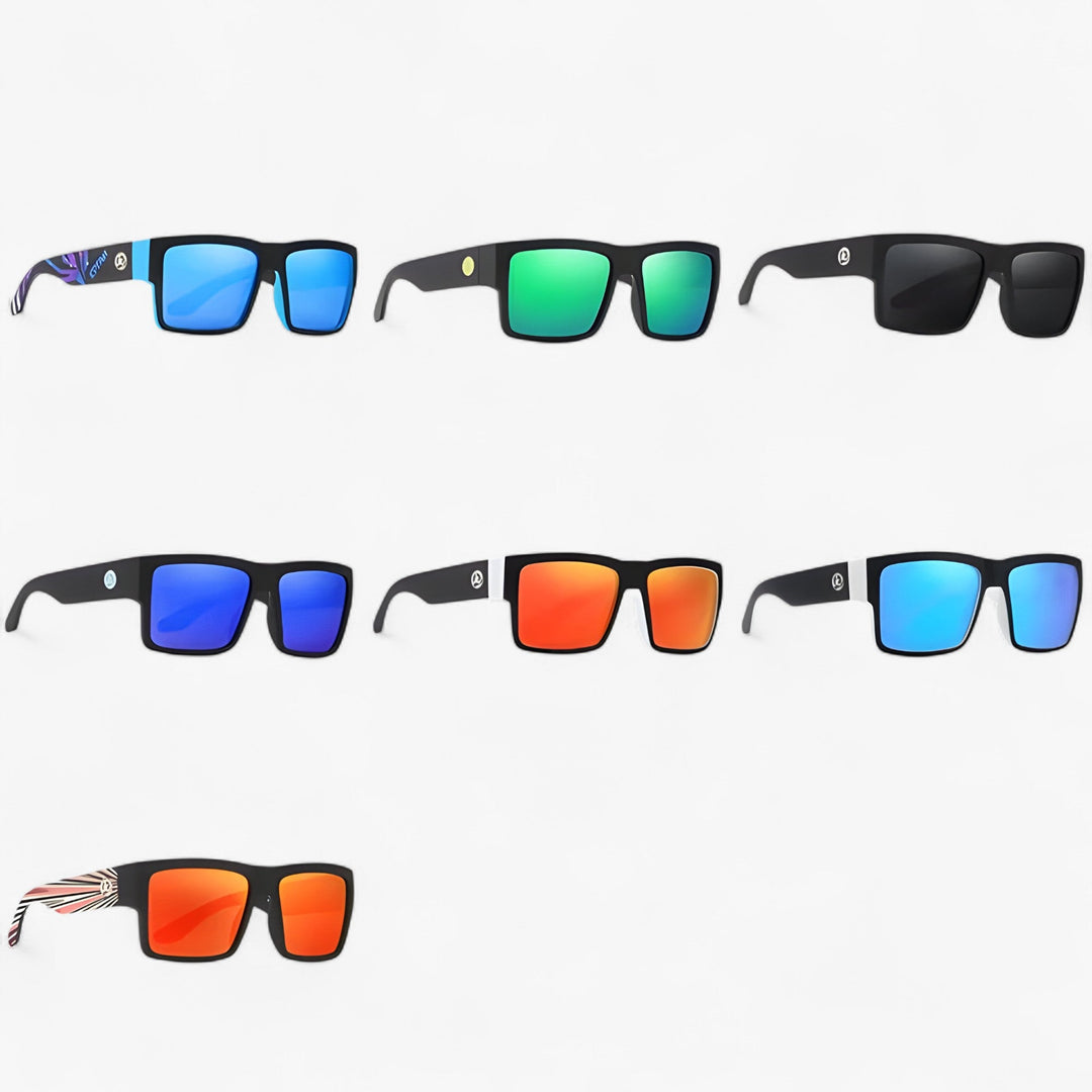 Windproof Polarised Sports Sunglasses – Stratos-Black-State of Style
