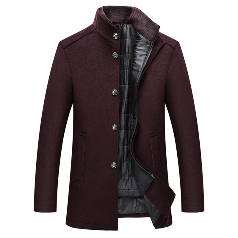Windproof Striped Men's Jacket - Logan™-Grey-M-State of Style