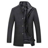 Windproof Striped Men's Jacket - Logan™-Grey-M-State of Style
