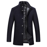 Windproof Striped Men's Jacket - Logan™-Marine blue-M-State of Style
