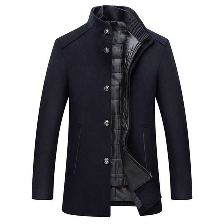Windproof Striped Men's Jacket - Logan™-Marine blue-M-State of Style