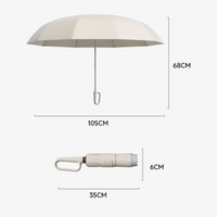 Windproof Umbrella with Reflective Edge - StormGuard-Green-State of Style